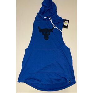 Under Armour Project Rock BSR Bull Sleeveless Hoodie Men's Size Medium